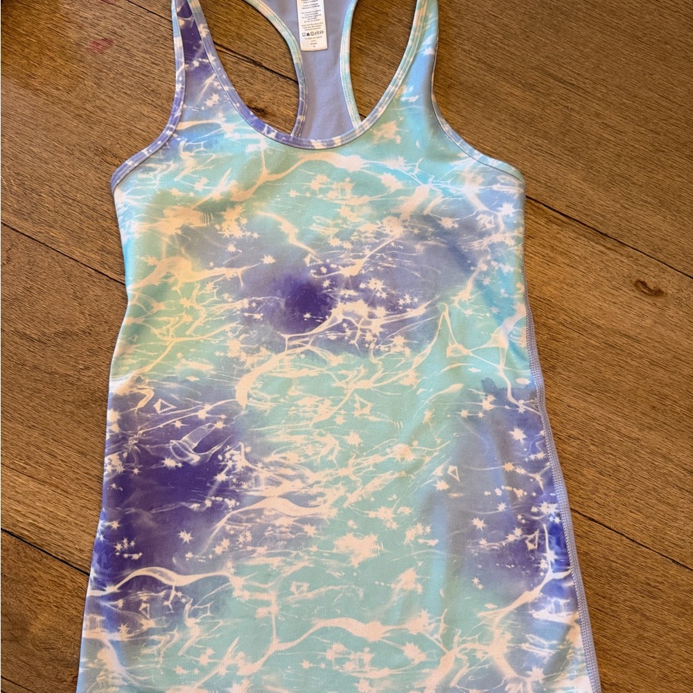 Ivivva Blue and White Tank Top